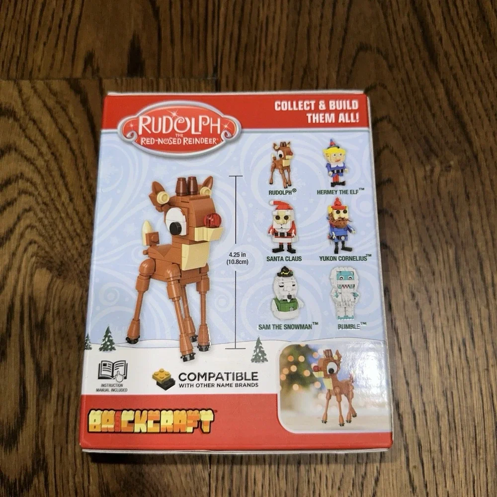BRICKCRAFT RUDOLPH THE RED-NOSED REINDEER / RUDOLPH BRICK‎ BUILDING SET-76 PCS